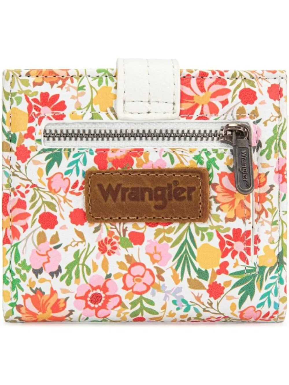 Floral Bifold Wallet for Women | RFID-Blocking, Zipper Coin Pocket, Small Size
